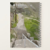 Frühjahrsausblick Von den Treppen - Sketch Notizblock (Rückseite)