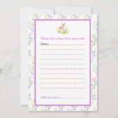 Frühjahrsberaterliste für Hirschduschen Einladung (Vorderseite)