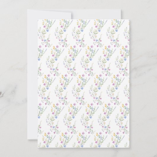 Frühjahrsberaterliste für Hirschduschen Einladung (Rückseite)