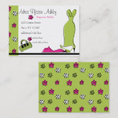 Frühjahrsblende Mode Visitenkarte (Vorne/Hinten)