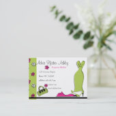 Frühjahrsblende Mode Visitenkarte (Stehend Vorderseite)