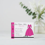 Frühjahrsblende Mode Visitenkarte (Stehend Vorderseite)