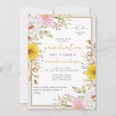 Frühjahrsblume Abschluss Ankündigung Einladung (Vorderseite)