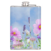 Frühjahrsblumen 15 oz Design Flachmann (Rückseite)