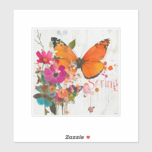 Frühjahrsblumen, 2025, aufkleber (Blatt)