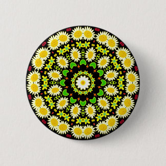 Frühjahrsblumen Kaleidoskop 09 Button