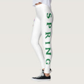 Frühjahrsblumen Regenbogen Zitate Jogger Leggings (Links)