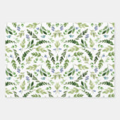 Frühjahrsblumenhochzeit Geschenkpapier Set (Vorderseite 2)