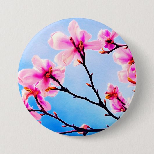 Frühjahrsblüte Button (Vorderseite)