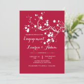 Frühjahrsblüte Einladung (Stehend Vorderseite)