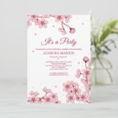 Frühjahrsblüte Einladung (Stehend Vorderseite)