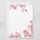 Frühjahrsblüte Einladung (Rückseite)