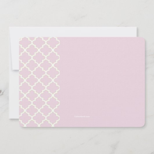 Frühjahrsblüte Einladung (Rückseite)