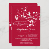 Frühjahrsblüte Einladung (Vorne/Hinten)