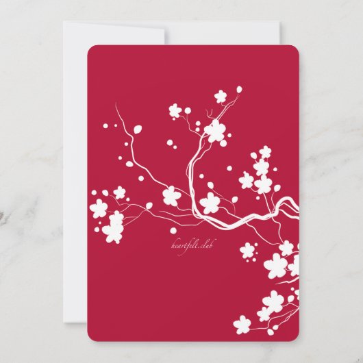 Frühjahrsblüte Einladung (Rückseite)