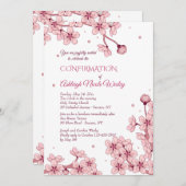 Frühjahrsblüte Einladung (Vorne/Hinten)