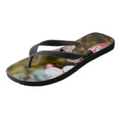 Frühjahrsblüte Flip Flops Badesandalen (Schrägansicht)