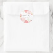 Frühjahrsblüte Gastgeschenk Hochzeit Sticker (Tasche)