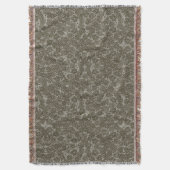 Frühjahrsblüte, Graustufen, Blumenmuster Decke (Vorderseite Vertikal)