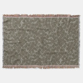 Frühjahrsblüte, Graustufen, Blumenmuster Decke (Vorderseite)