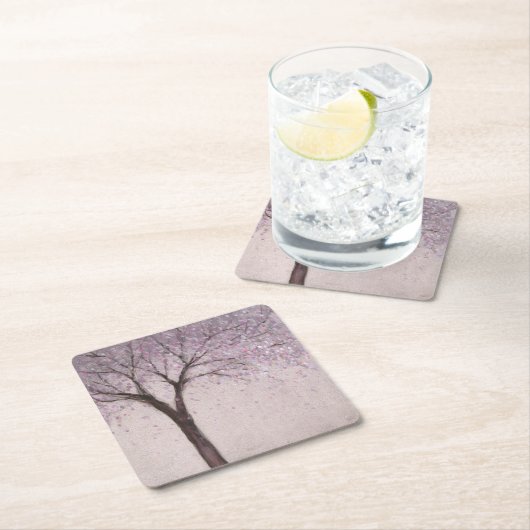 Frühjahrsblüte II Rechteckiger Pappuntersetzer (Vor Ort)