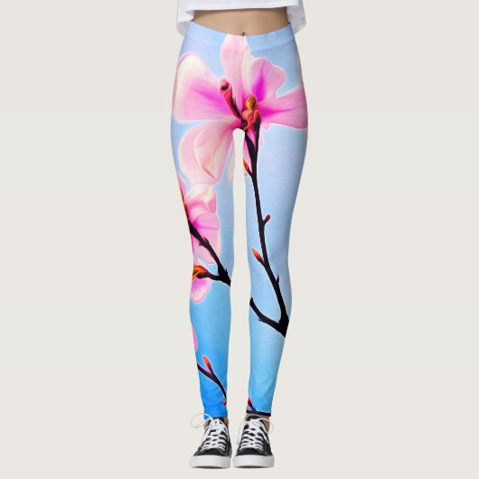 Frühjahrsblüte Leggings (Vorderseite)