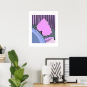 Frühjahrsblüte – Minimaler saisonaler Poster von S (Heimbüro)