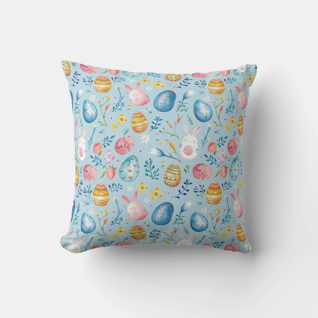 Frühjahrsblüte Oster 4-Throw Kissen (Vorderseite)