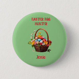 Frühjahrsblüte Ostereier Jagen Button
