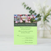 Frühjahrsblüte RSVP Karte (Stehend Vorderseite)