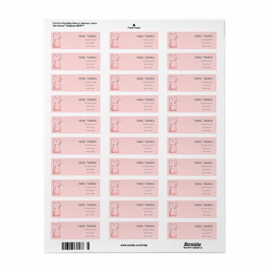 Frühjahrsblüte - Sakura - mit Monogramm (Vorne)