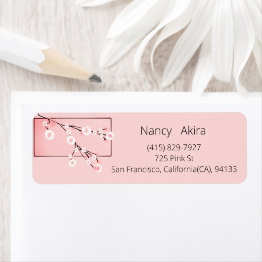 Frühjahrsblüte - Sakura - mit Monogramm (Insitu)