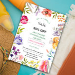 Frühjahrsblüte Sommerverkauf Werbeaktion Flyer<br><div class="desc">Frühlingsblumen Sommerverkauf Werbeaktion Flyer,  Frühjahr und Sommerverkauf Werbeaktion Marketing Flyer.</div>