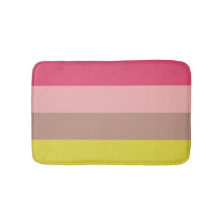 Frühjahrsblüten 4 Streifen Badematte