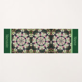 Frühjahrsblüten Abstrakte Blume Personalisiert Yogamatte (Vorderseite (Horizontal))