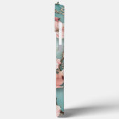 Frühjahrsblüten Dekoupage Bird Lady Portrait Case-Mate iPhone Hülle (Rückseite / Links)