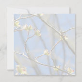 Frühjahrsblüten - Einladung zur Hochzeit (Rückseite)