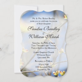 Frühjahrsblüten - Einladung zur Hochzeit