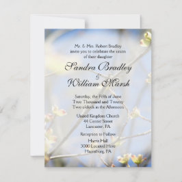 Frühjahrsblüten - Einladung zur Hochzeit