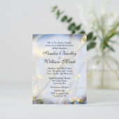 Frühjahrsblüten - Einladung zur Hochzeit (Stehend Vorderseite)