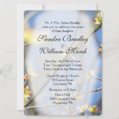 Frühjahrsblüten - Einladung zur Hochzeit (Vorderseite)