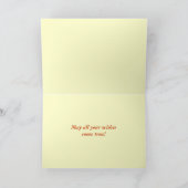 Frühjahrsblüten Geburtstag Karte (Innenseite)