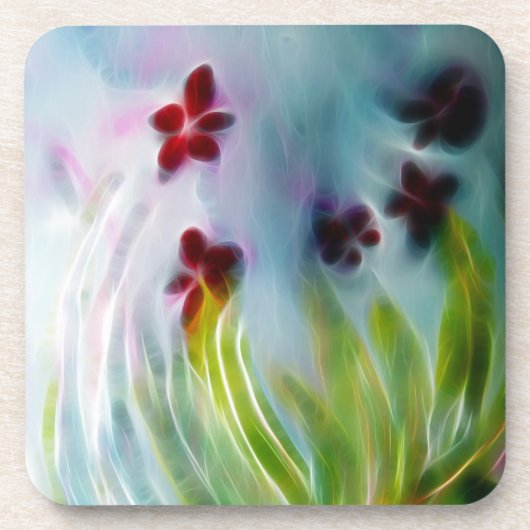 Frühjahrsblüten Getränkeuntersetzer (Vorderseite)