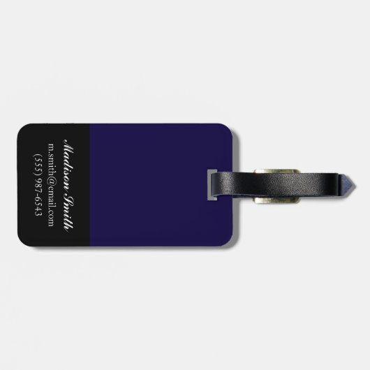 Frühjahrsblüten II Gepäckanhänger (Rückseite horizontal)