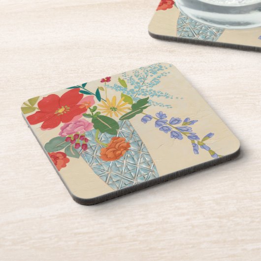 Frühjahrsblüten II Getränkeuntersetzer (Linke Seite)