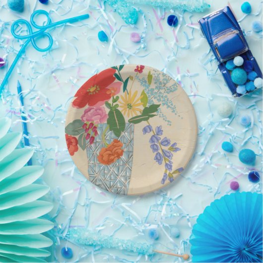 Frühjahrsblüten II Pappteller (Party)