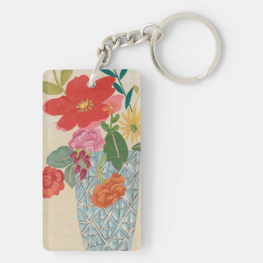Frühjahrsblüten II Schlüsselanhänger (Rückseite)