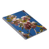 Frühjahrsblüten im Notebook Notizblock (Rechte Seite)