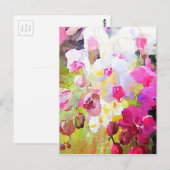 Frühjahrsblüten Postkarte (Vorne/Hinten)