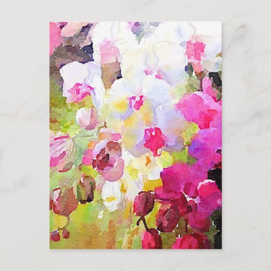 Frühjahrsblüten Postkarte (Vorderseite)
